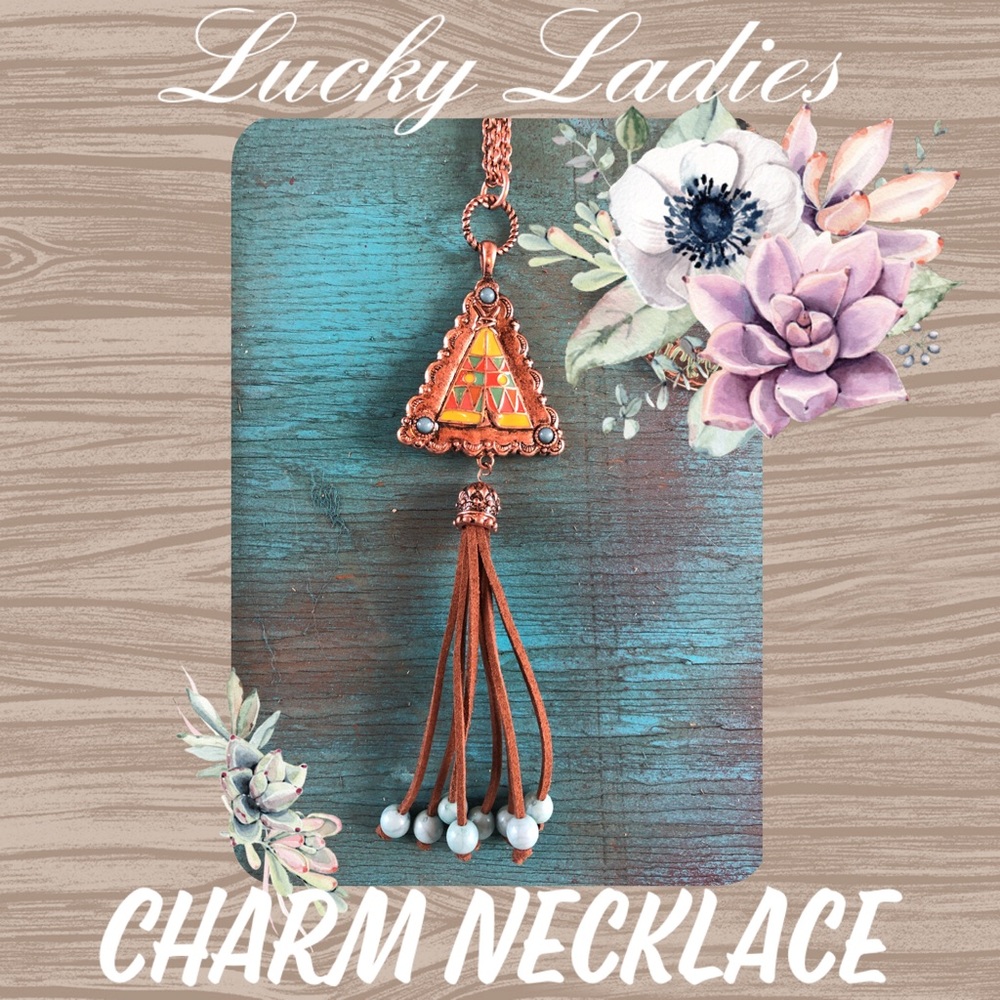 ⛺️ Tipi Tassel Western Fashion Necklace Jewelry